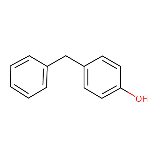 Structural image of 4-Benzylphenol