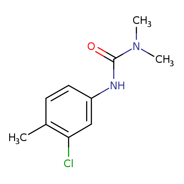 Structural image of Chlorotoluron