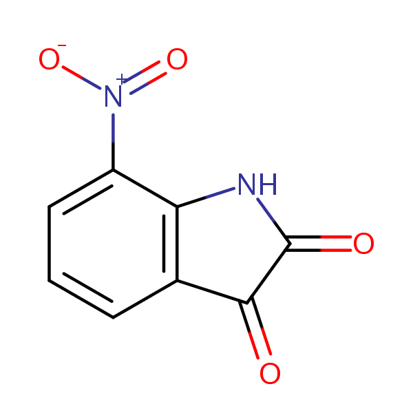 Structural image of 7-nitroisatin