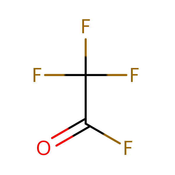 Structural image of Perfluoroacetyl fluoride