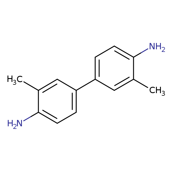 Structural image of 3,3'-Dimethylbenzidine