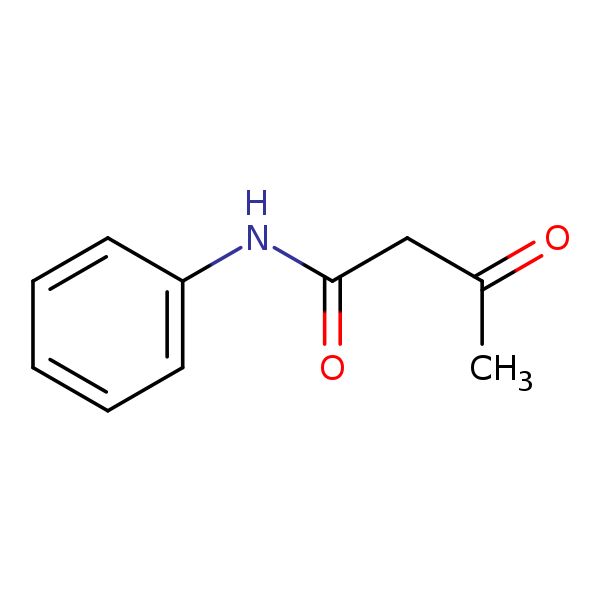 Structural image of Acetoacetanilide