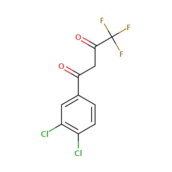 Structural image of 1-(3,4-Dichlorophenyl)-4,4,4-trifluorobutane-1,3-dione