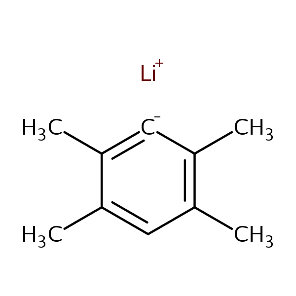 Structural image of Lithium 2,3,5,6-tetramethylbenzen-1-ide