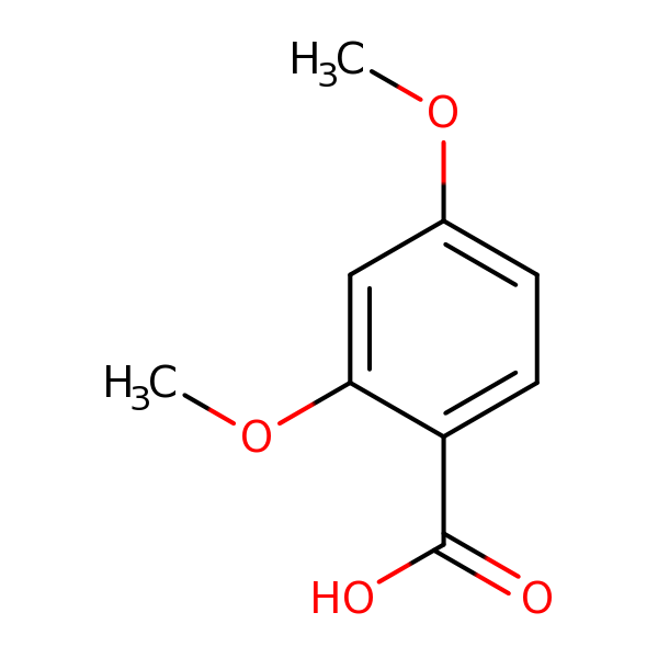 Structural image of 2,4-Dimethoxybenzoic acid
