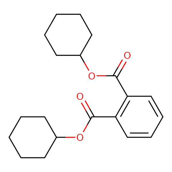 Structural image of Dicyclohexyl phthalate