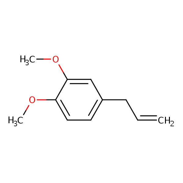 Structural image of 1,2-Dimethoxy-4-(2-propen-1-yl)benzene