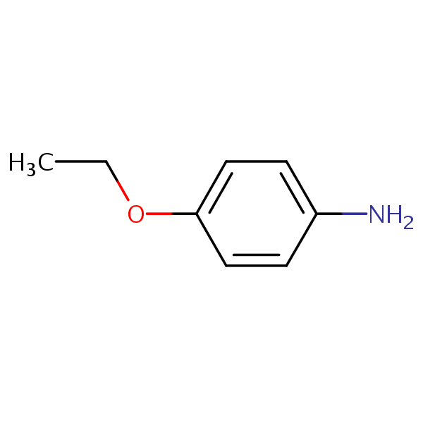 Structural image of 4-Ethoxyaniline