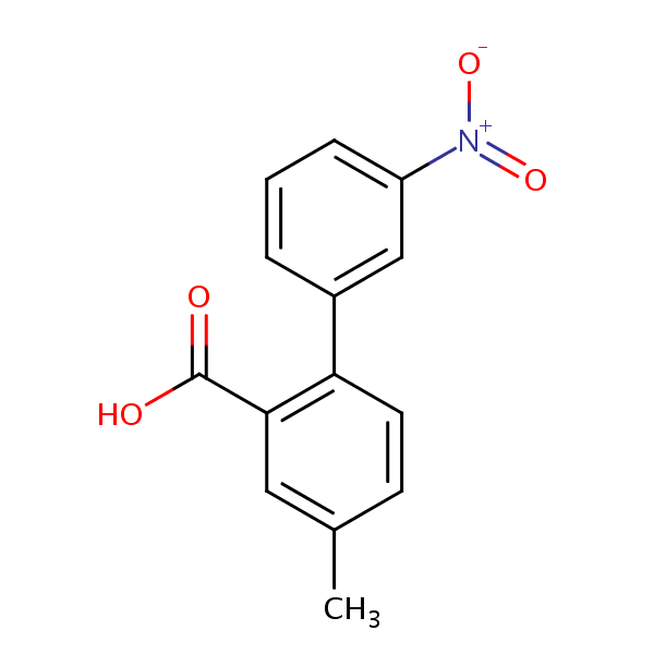 Structural image of 4-Methyl-3'-nitro[1,1'-biphenyl]-2-carboxylic acid