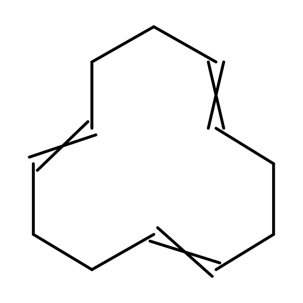 Structural image of 1,5,9-Cyclododecatriene