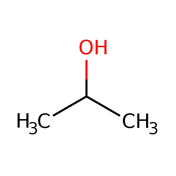 Structural image of Isopropanol