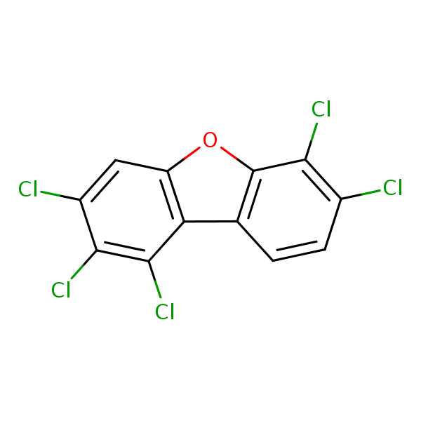Structural image of 1,2,3,6,7-Pentachloro-dibenzofuran
