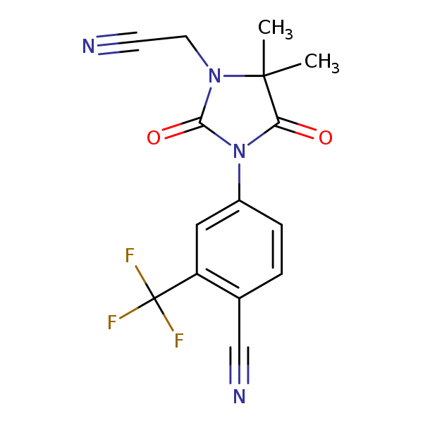 Structural image of RU 58642