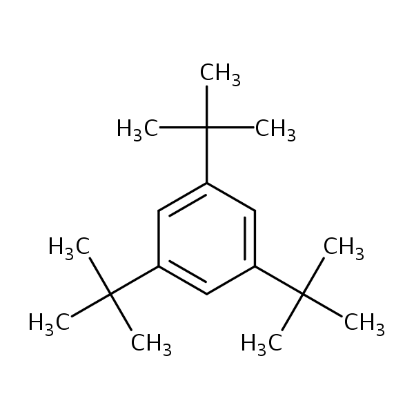 Structural image of 1,3,5-Tri-tert-butylbenzene