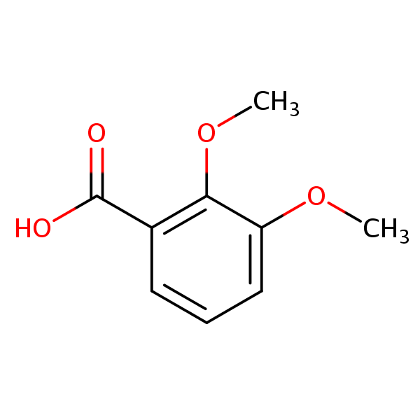 Structural image of Benzoic acid, 2,3-dimethoxy-