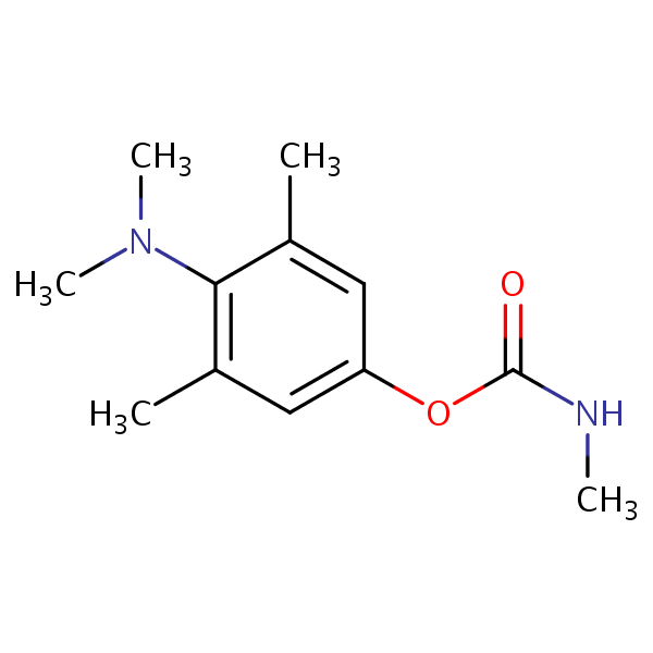 Structural image of Mexacarbate