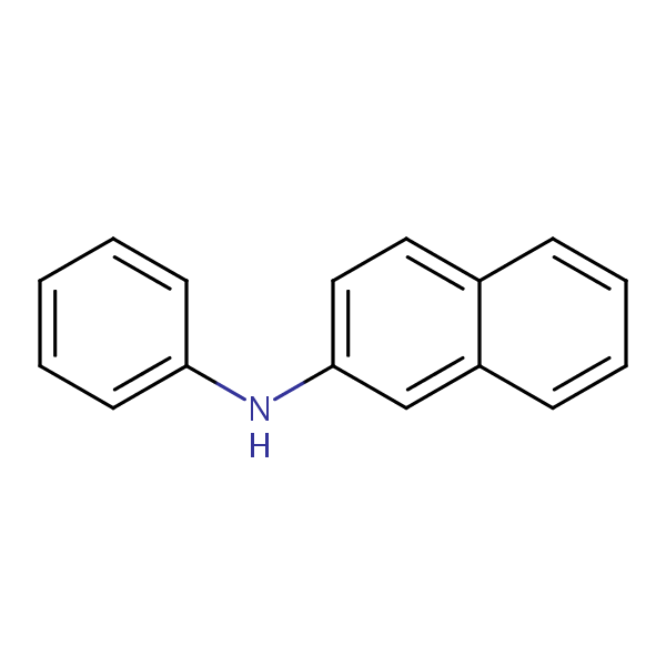 Structural image of N-Phenyl-2-naphthylamine