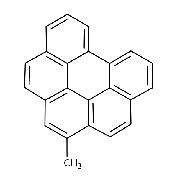 Structural image of Benzo(ghi)perylene, methyl-