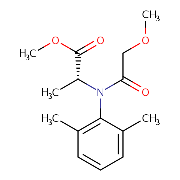 Structural image of Metalaxyl-M