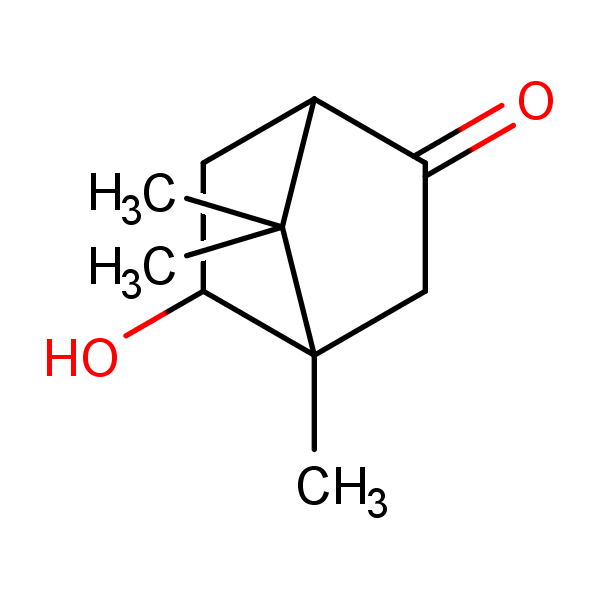 Structural image of 5-Hydroxy-4,7,7-trimethylbicyclo[2.2.1]heptan-2-one