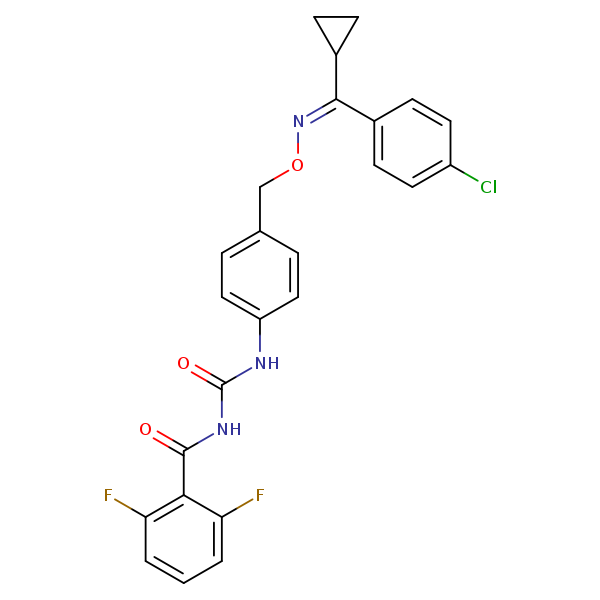 Structural image of (Z)-Flucycloxuron