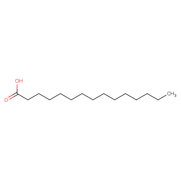 Structural image of Pentadecanoic acid