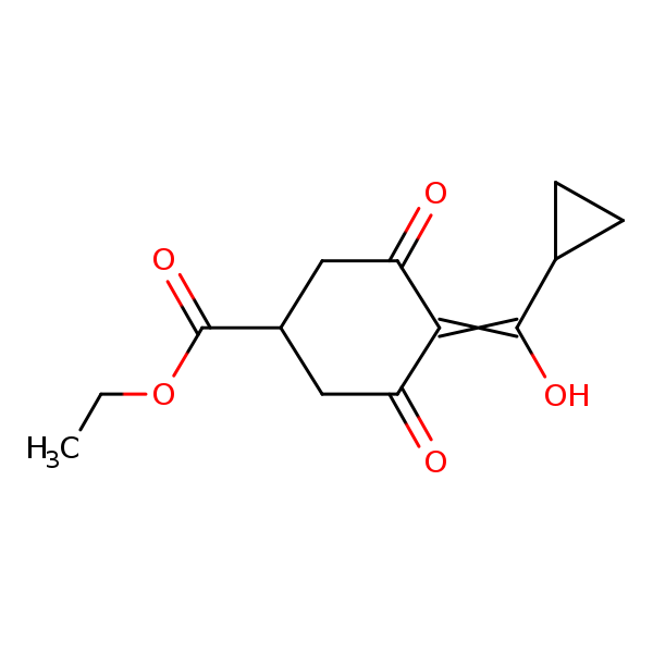 Structural image of Trinexapac-ethyl