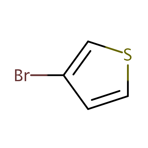Structural image of 3-Bromothiophene