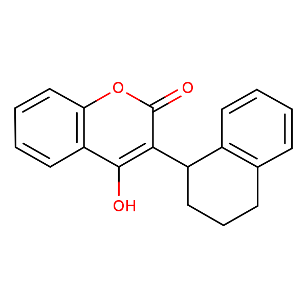 Structural image of Coumatetralyl