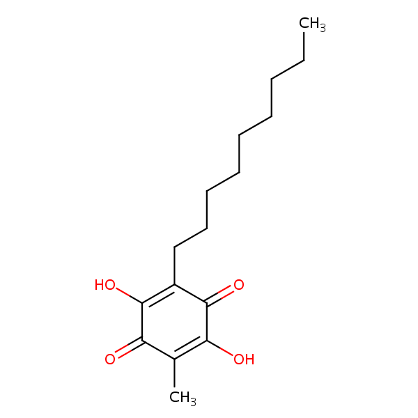Structural image of 2,5-dihydroxy-3-methyl-6-nonylcyclohexa-2,5-diene-1,4-dione