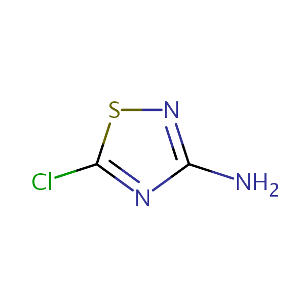 Structural image of 5-chloro-1,2,4-thiadiazol-3-amine