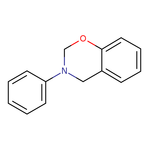 Structural image of 3,4-Dihydro-3-phenyl-2H-1,3-benzoxazine