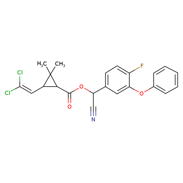 Structural image of Cyfluthrin