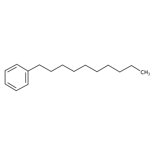 Structural image of n-Decylbenzene