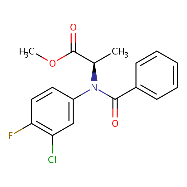 Structural image of Flamprop-M-methyl