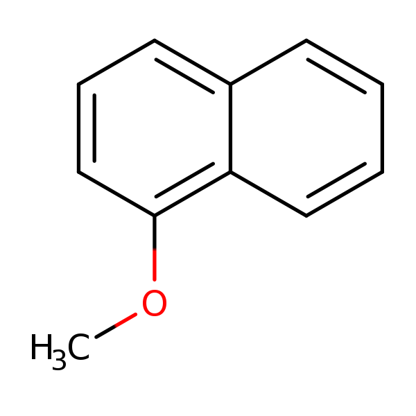 Structural image of 1-Methoxynaphthalene