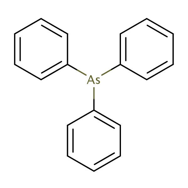 Structural image of Arsine, triphenyl-