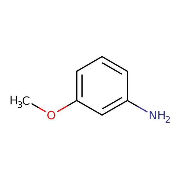 Structural image of 3-Methoxyaniline