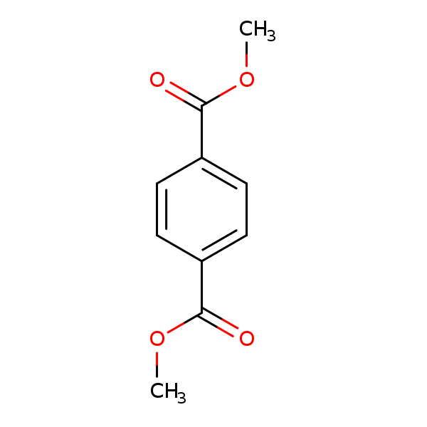 Structural image of Dimethyl terephthalate