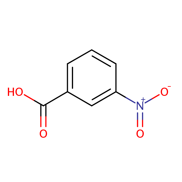 Structural image of 3-Nitrobenzoic acid