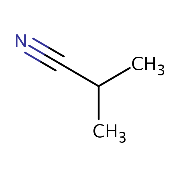 Structural image of 2-Methylpropanenitrile