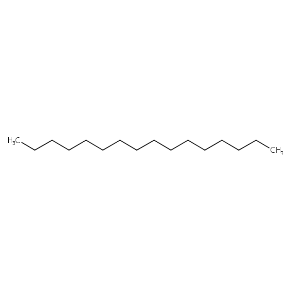 Structural image of Hexadecane