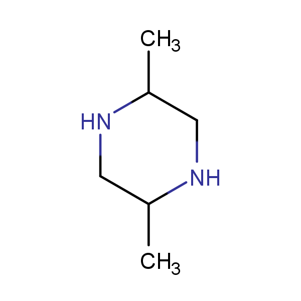 Structural image of Piperazine, 2,5-dimethyl-