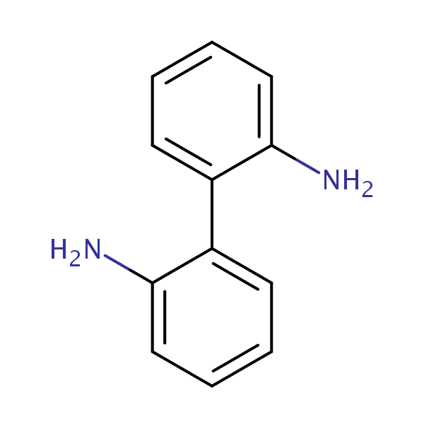 Structural image of 2,2'-Biphenyldiamine