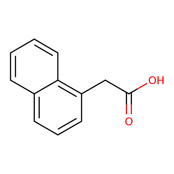 Structural image of 1-Naphthaleneacetic acid