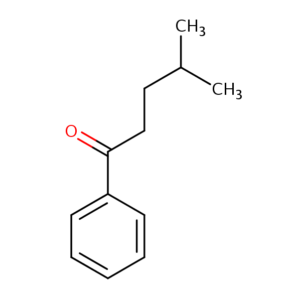 Structural image of 4-Methyl-1-phenylpentan-1-one