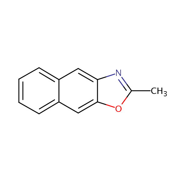 Structural image of 2-Methylnaphth(2,3-d)oxazole
