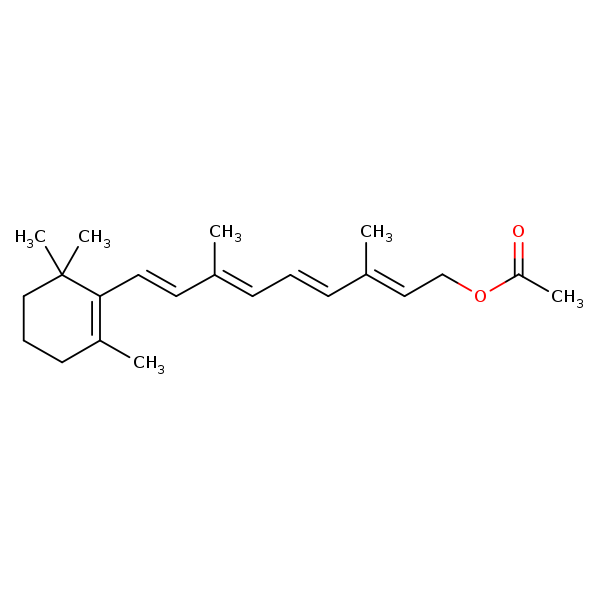Structural image of Retinol acetate