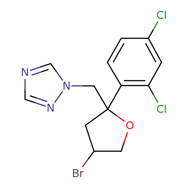 Structural image of Bromuconazole