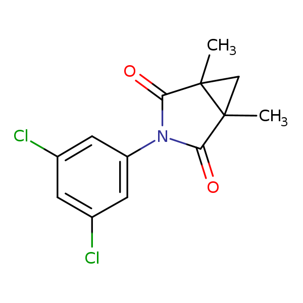Structural image of Procymidone